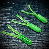 Mini Splitz - Dual Color Lime Green and Clear (10pk)